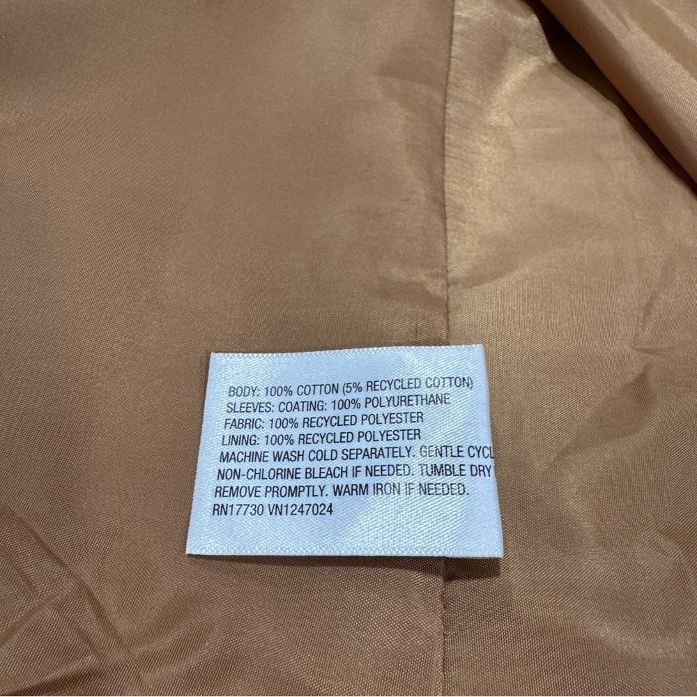 A New day Women’s  Faux Leather Trench Coat Size XL New With Tags - Picture 11 of 11